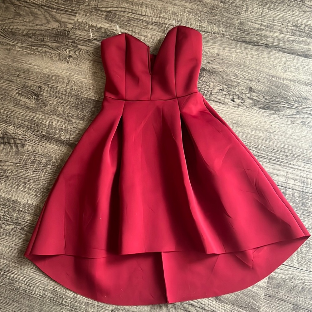 Red dress